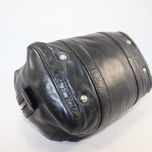 Vintage Gucci Black Leather Boston Bag – Style 268673 – Made in Italy - Picture 5 of 10